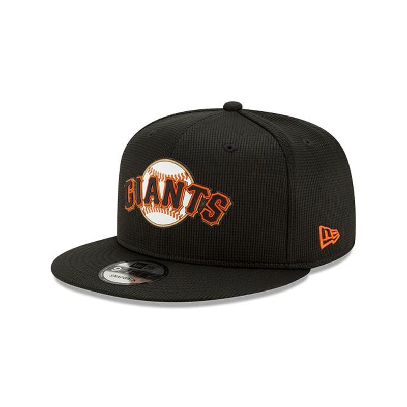 MLB San Francisco Giants Clubhouse Collection 9Fifty Snapback (ZZZ5784) - Black New Era Caps